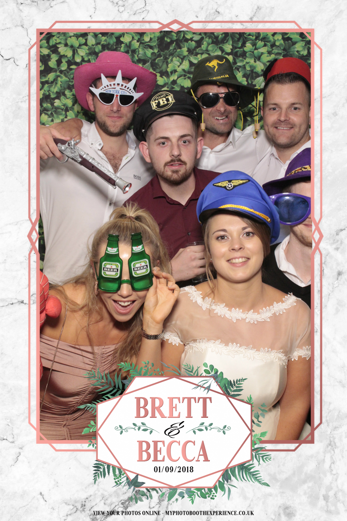 Brett & Becca's Wedding | View more photos from the event at gallery.myphotoboothexperience.co.uk/u/MyPhotoBoothExperienceLtd/Brett-Beccas-Wedding